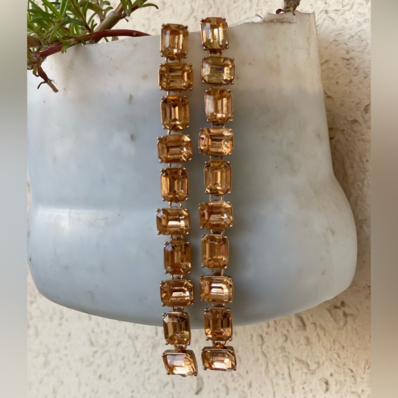 Utility studded long drop earnings for western and ethnic wear both - Picture 3 of 3